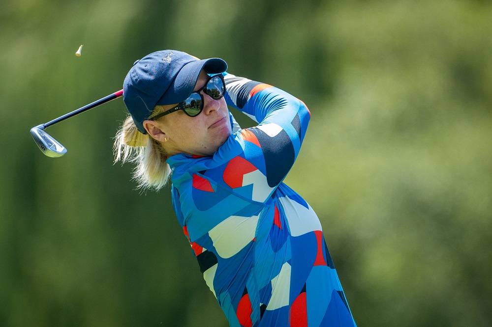 Putting, par-5s give Dane Estrup halfway Joburg Ladies Open lead