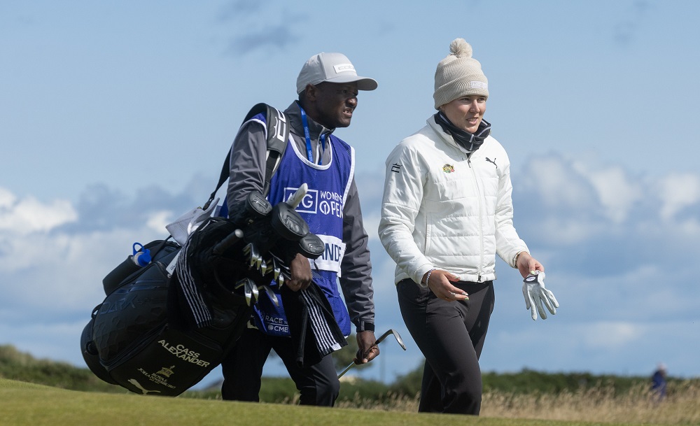 Alexander playing ‘solidly aggressive’ in share of 5th at AIG Women’s Open