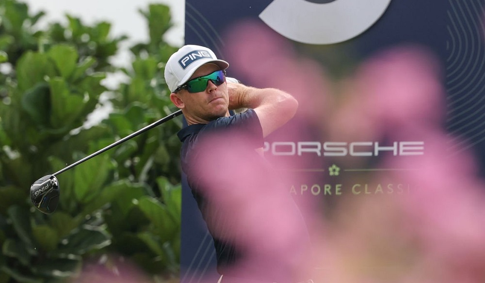 Stone opens delayed Porsche Singapore Open with 4-under 68 to share 15th