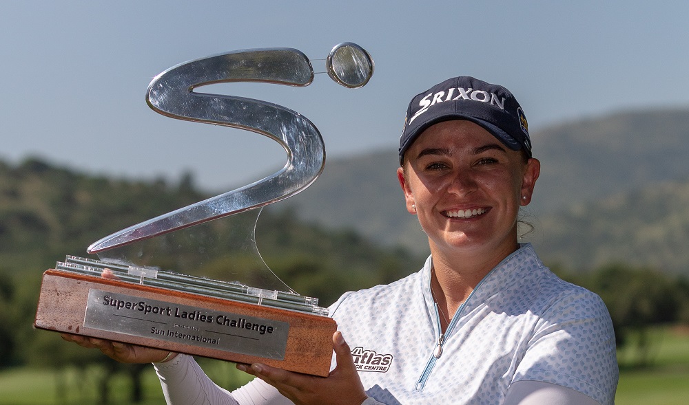 Van der Westhuizen grits it out to win tough SuperSport Ladies Challenge