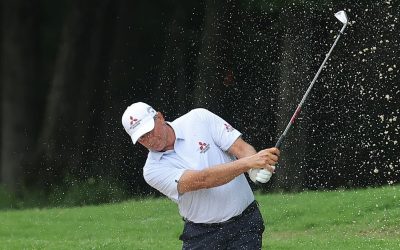 Goosen closes rain-delayed Regions Tradition with 66 ahead of Monday finish